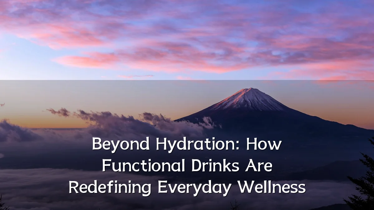 Beyond Hydration: How Functional Drinks Are Redefining Everyday Wellness
