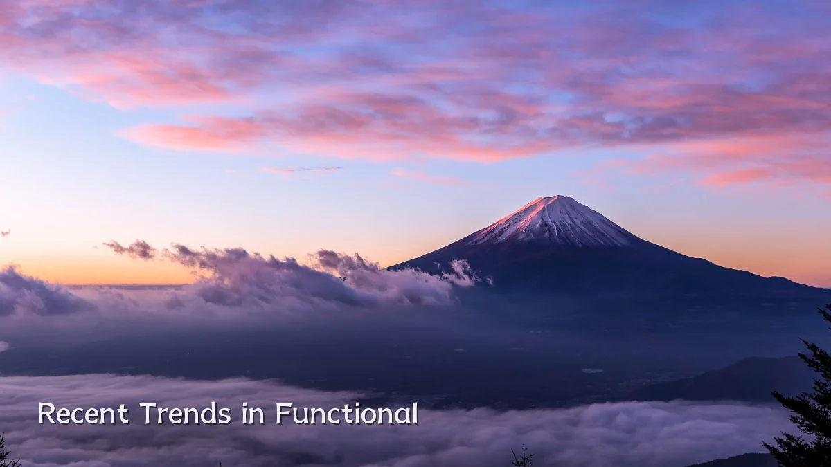 Recent Trends in Functional