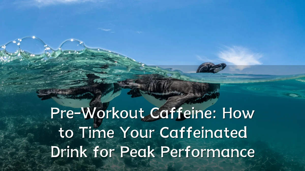 Pre-Workout Caffeine: How to Time Your Caffeinated Drink for Peak Performance