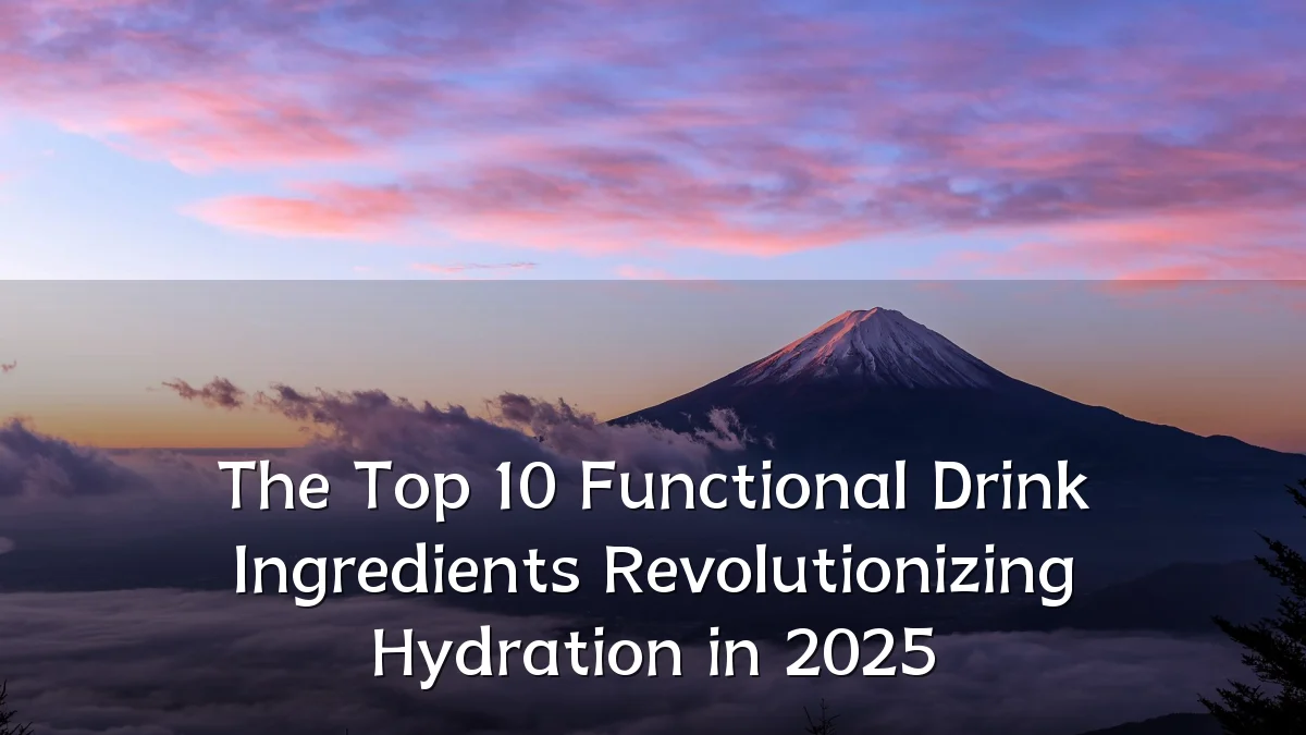 The Top 10 Functional Drink Ingredients Revolutionizing Hydration in 2025