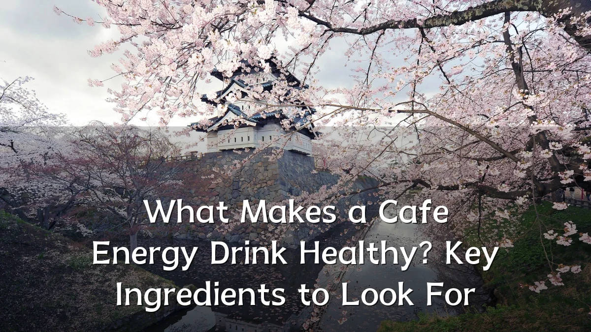 What Makes a Cafe Energy Drink Healthy? Key Ingredients to Look For