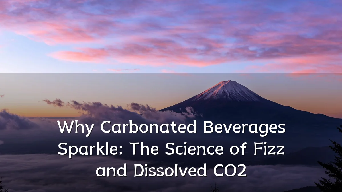 Why Carbonated Beverages Sparkle: The Science of Fizz and Dissolved CO2