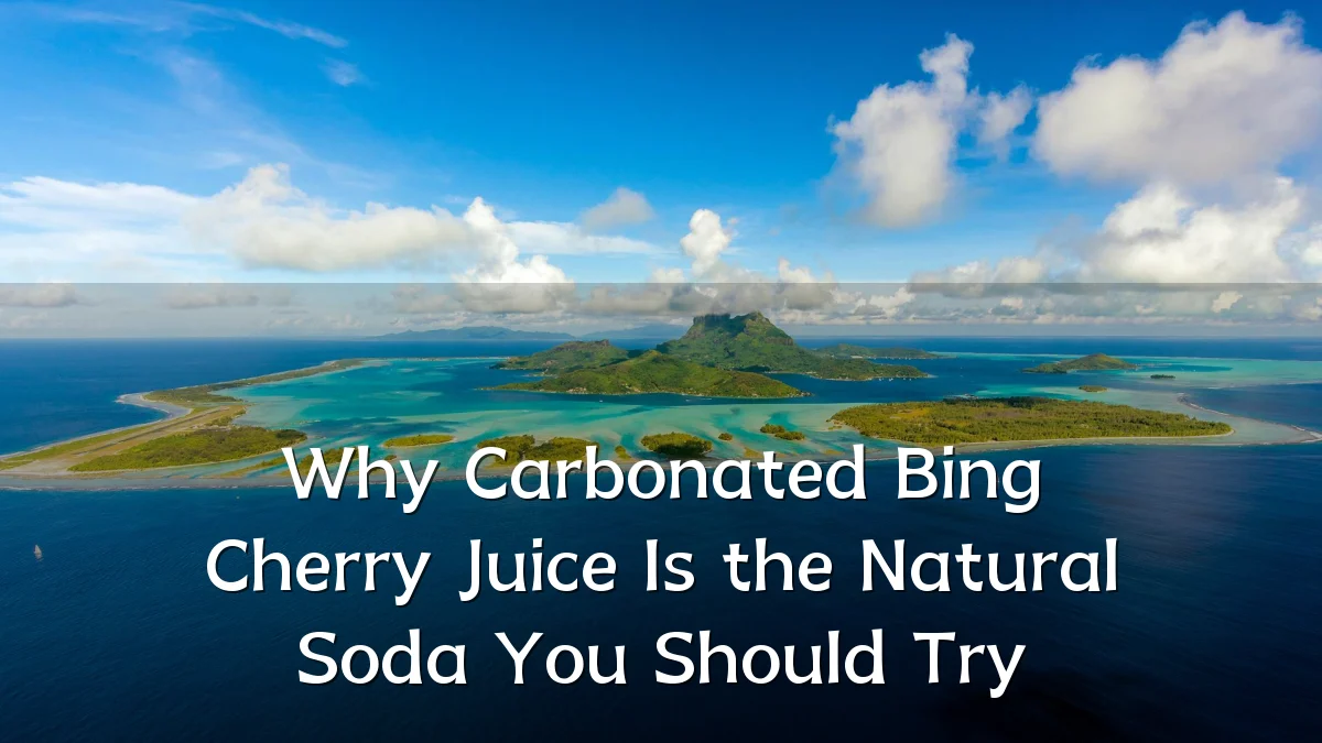 Why Carbonated Bing Cherry Juice Is the Natural Soda You Should Try