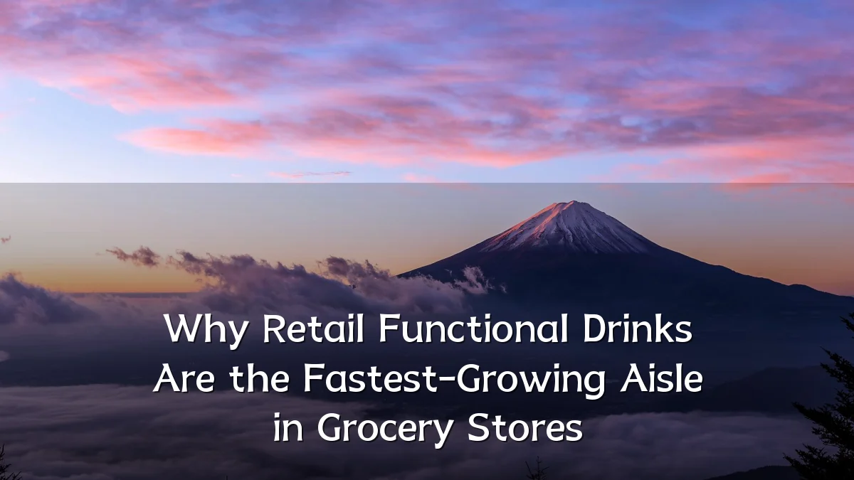 Why Retail Functional Drinks Are the Fastest-Growing Aisle in Grocery Stores