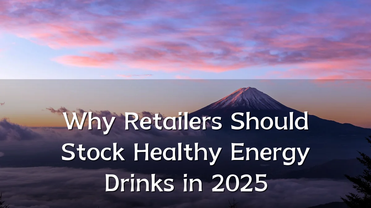 Why Retailers Should Stock Healthy Energy Drinks in 2025